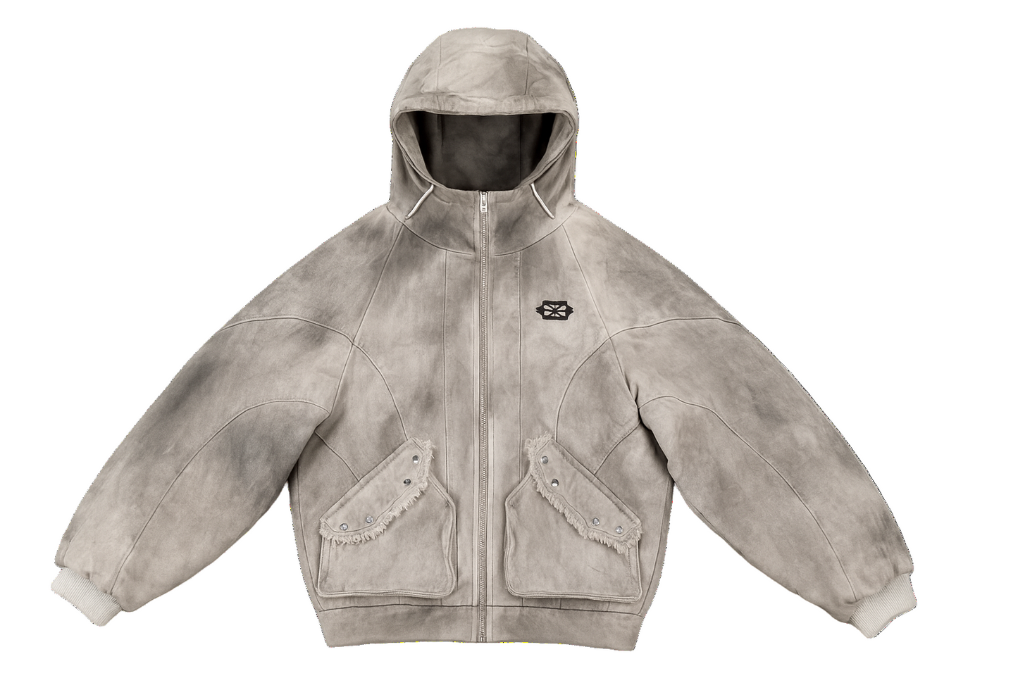 HOVEN Leather Bomber